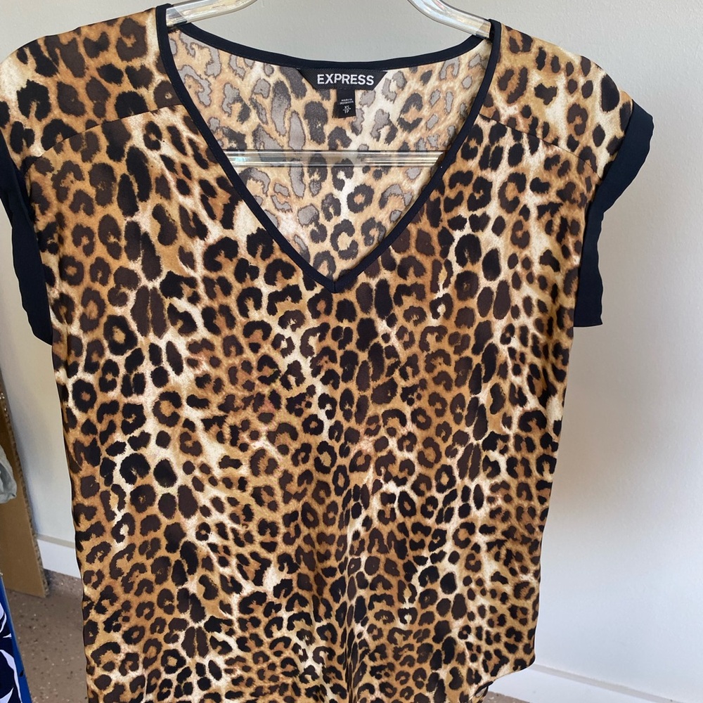 Express Leopard Print Women's Top